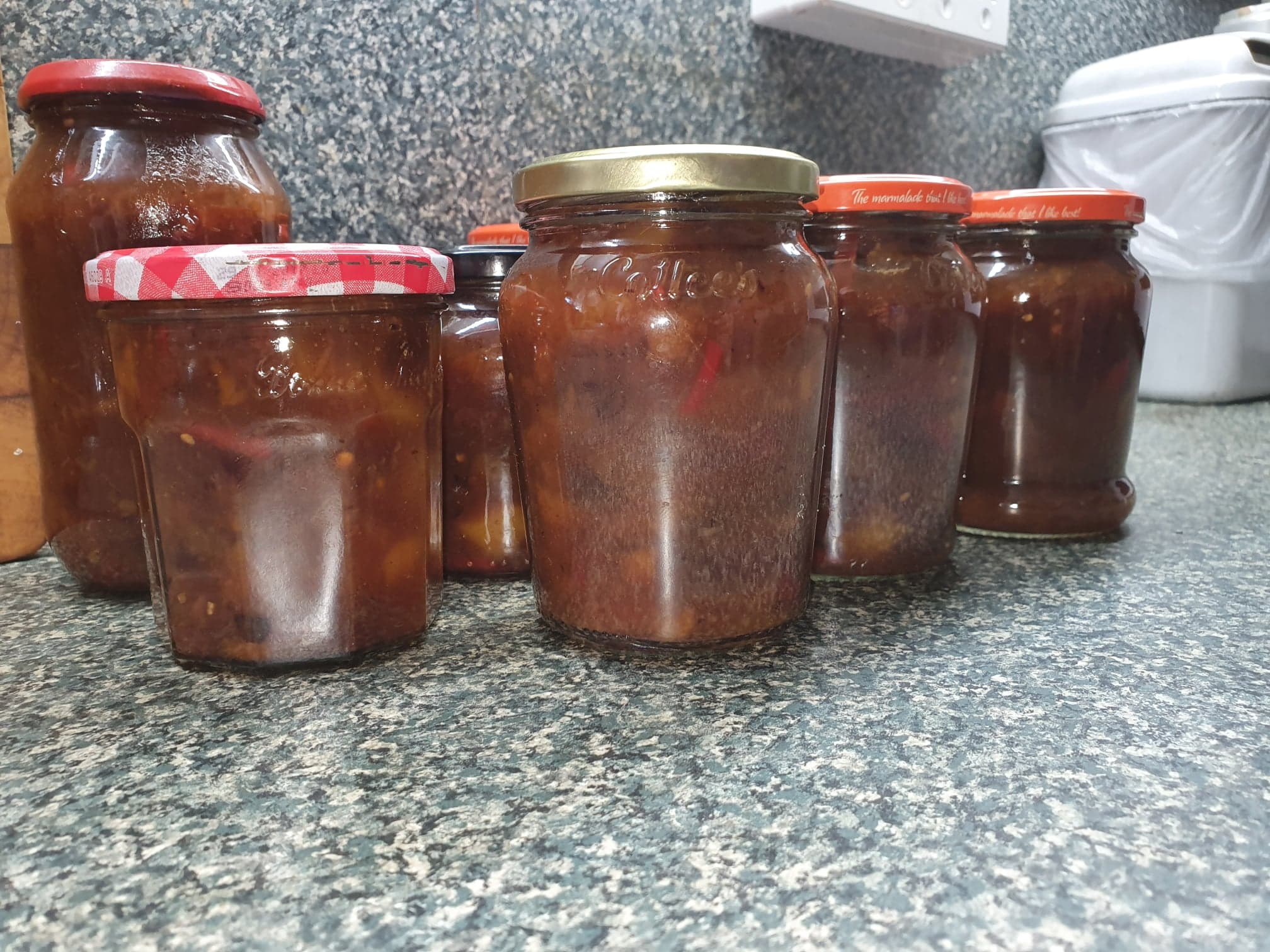 Image of jars of chutney